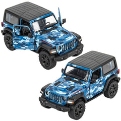 5" DIE-CAST 2018 JEEP WRANGLER CAMO HARD TOP LLB Car Toys