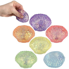 2.25" Squeezy Sugar Sea Shell - LLB Toys