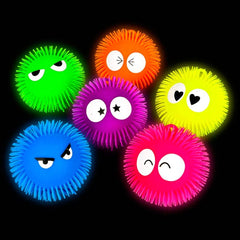 9" LIGHT-UP BIG EYED PUFFER BALL-  LLB Light-up Toys