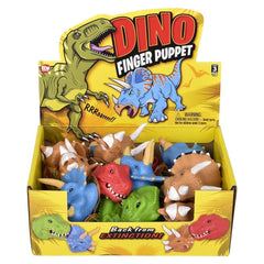 2" Stretchy Dinosaur Finger Puppet LLB Kids Toys