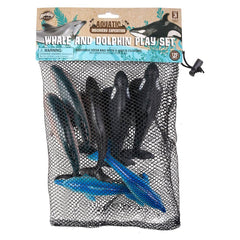 5.5"-7.5" 7PC WHALE AND DOLPHIN MESH BAG LLB kids toys
