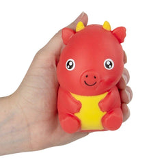 4" Squish And Stretch Dinosaur 12ct - LLB Toys