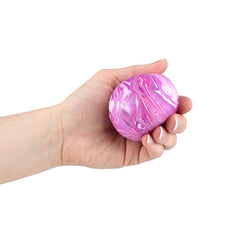2.33" SQUISH AND STRETCH MARBLEIZED GUMMI BALL LLB kids toys