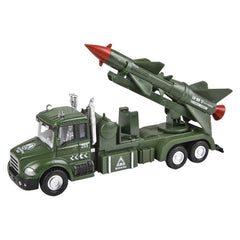 6" Die-cast Pull Back Military Vehicles Llb Car - LLB Toys
