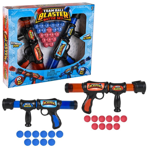 Foam Ball Blaster Set 2pc - LLB Toys