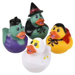 HALLOWEEN MONSTER RUBBER DUCKIES LLB Bath Toys