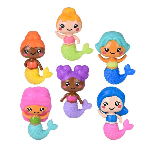 1.75" Mini Mermaid Squeezy Figurines Squishy Toy - LLB Toys