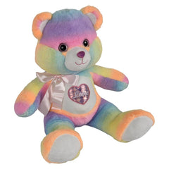 24" Cotton Candy Heart Bear - LLB Toys