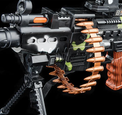 LIGHT-UP MACHINE GUN W/SCOPE LLB Light-up Toys