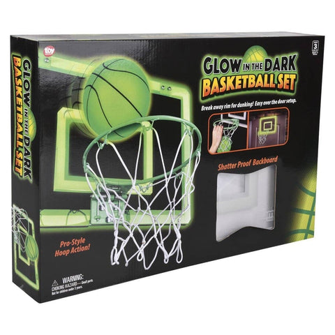 Glow In The Dark Over The Door Basketball Set - LLB Toys