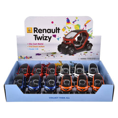 5" Diecast Pull Back Renault Twizy LLB kids toys