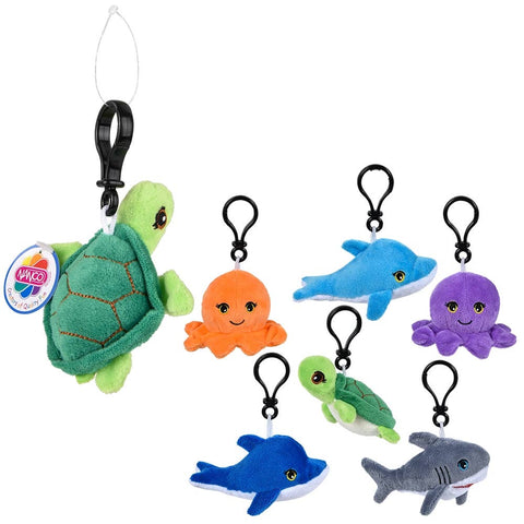 4" Sealife Backpack Clip #2 - LLB Toys