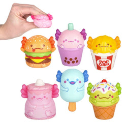 Micro Squish Axolotl Foodie Friends 2" LLB Squishy Toys
