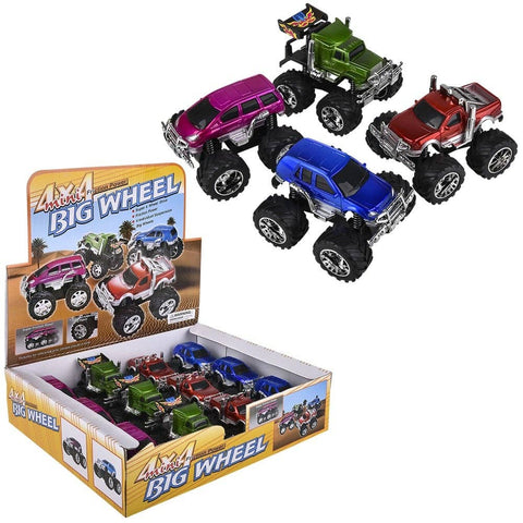 5" FRICTION MINI MONSTER TRUCK LLB Car Toys