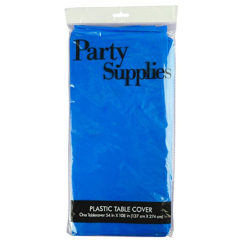 BLUE TABLE CLOTH 54" x 108" LLB kids toys