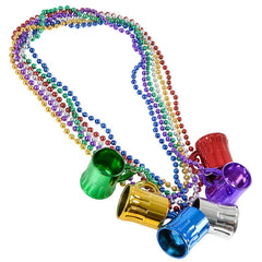 33" METALLIC BEER MUG BEADS LLB kids toys
