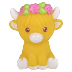 2" Rubber Highland Cow - LLB Toys