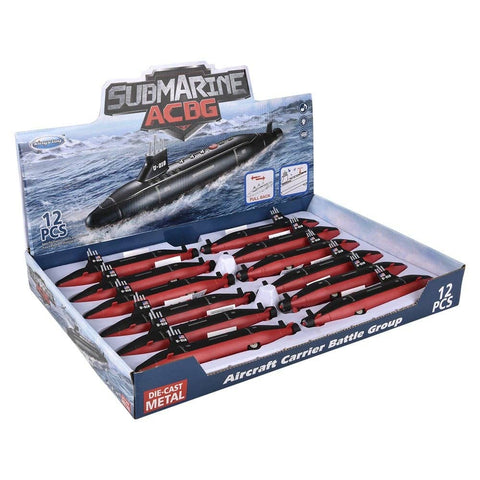 8.5" Diecast  Submarine With Light And Sound - LLB Toys