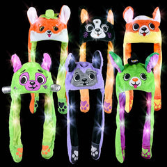 Halloween Dog Popping Ear Light-Up Hat 6ct - LLB Toys