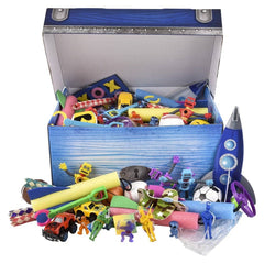 100pcs Boy Treasure Chest Toy Assortment - LLB Toys