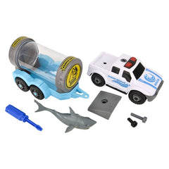 Great White Shark Marine Rescue Transport Set - LLB Toys