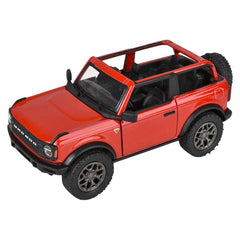 5" Diecast Pull Back 2022 Ford Bronco Open Top LLB Car Toys