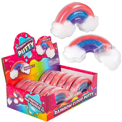 4.25" RAINBOW CLOUD PUTTY LLB Slime & Putty