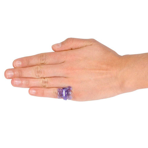 1" Colorful Sparkle Toy Rings Party Favors - LLB Toys