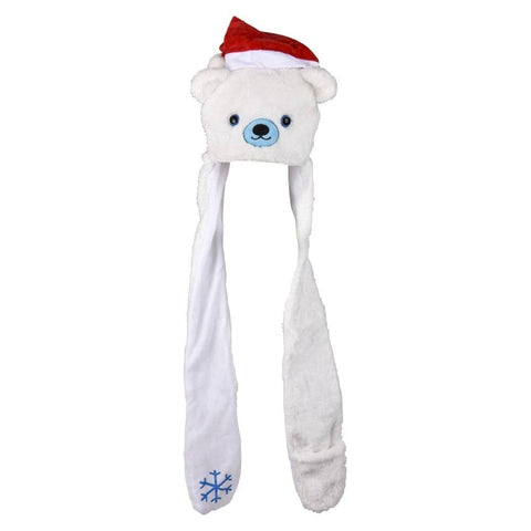 LIGHT-UP CHRISTMAS LONG PAW HAT - LLB Toys
