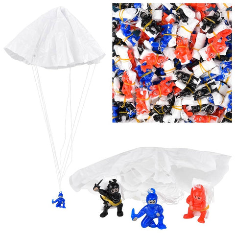Mini Ninja Parachutists (3 Asst.) 1.25"   30/51 - LLB Toys