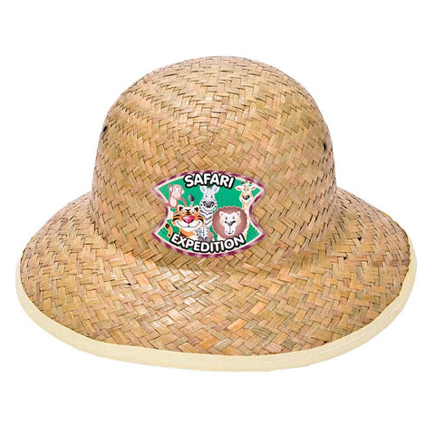 CHILD SIZE STRAW SAFARI HAT - LLB Toys