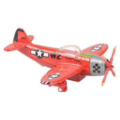 5" DIE-CAST PULL BACK VINTAGE PLANE LLB Car Toys
