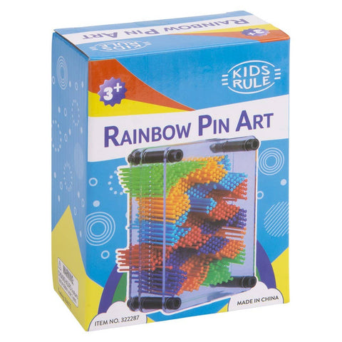 Rainbow Pin Art 4.5in