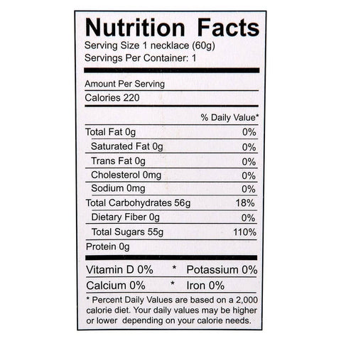 Giant Candy Necklace 18ct LLB Candy