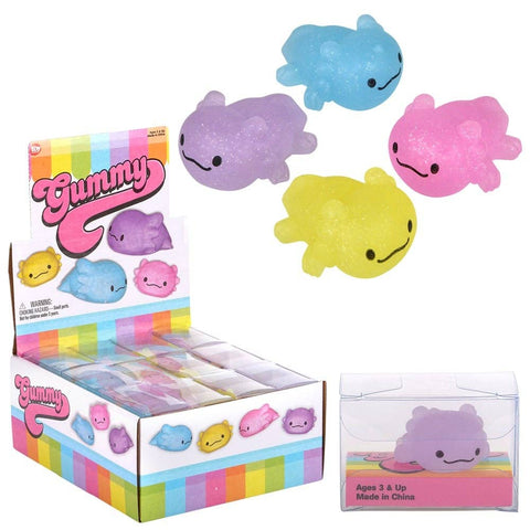 1.5" Axolotl Gummy Novelty Toy 24ct - LLB Toys