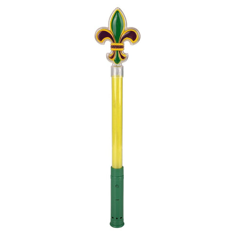 19" Light-Up Fleur De Lis Tri-Color Wand - LLB Toys