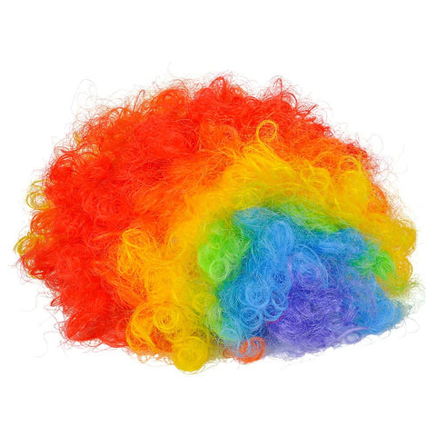 RAINBOW CLOWN WIG LLB kids toys