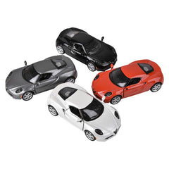 5" Diecast Pull Back 2013 Alfa Rome 4C - LLB Toys