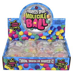 2.4" Squeezy Spiky Molecule Ball LLB kids toys