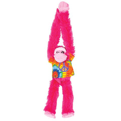 17" HANGING APE plush WITH TIE-DYE SHIRT LLB Plush Toys