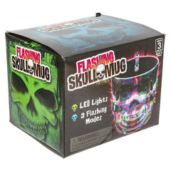 LIGHT-UP SKULL GLASS 4" 16 OZ LLB Light-up Toys