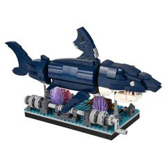 Mechanical Shark Building Block Set 499pc - LLB Toys