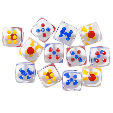 1" TRANSPARENT DICE LLB kids toys