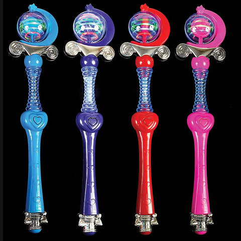 18" LIGHT-UP SPINNING PRINCESS WAND LLB Light-up Toys