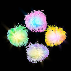 5.5" Light-Up Shaggy Dog Puffer - LLB Toys