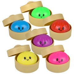 2" Squish And Stretch Surprise Neon Dumplings - LLB Toys