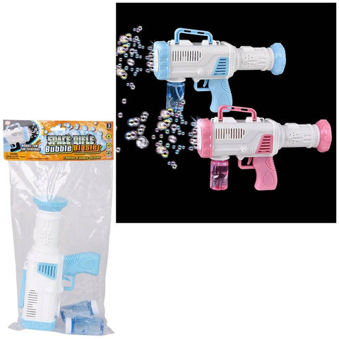 10.6" Space Rifle 20 Hole Bubble Blaster - LLB Toys