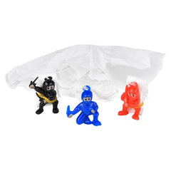 Mini Ninja Parachutists (3 Asst.) 1.25"   30/51 - LLB Toys