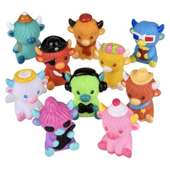 2" Rubber Highland Cow - LLB Toys