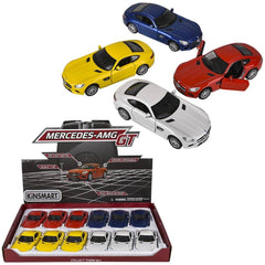 5" Diecast Pull Back Mercedes-Amg GT LLB kids toys